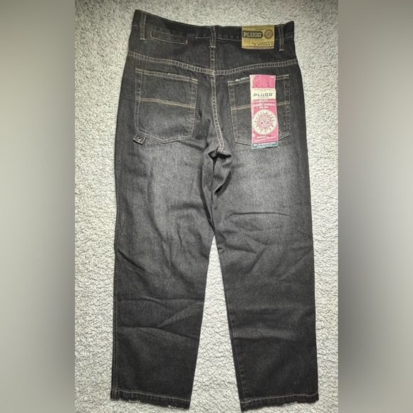 PLUGG Company Jeans Mens 30 x 32 Vintage Y2K Baggy Relaxed Fit Streetwear Wide - Picture 7 of 7